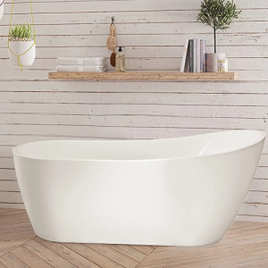 Vanity Art 59" x 29" Acrylic Freestanding Bathtub