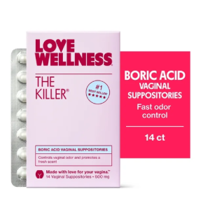 Love Wellness The Killer Boric Acid Vaginal Suppositories